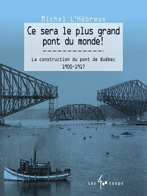 cover image of Ce sera le plus grand pont du monde !